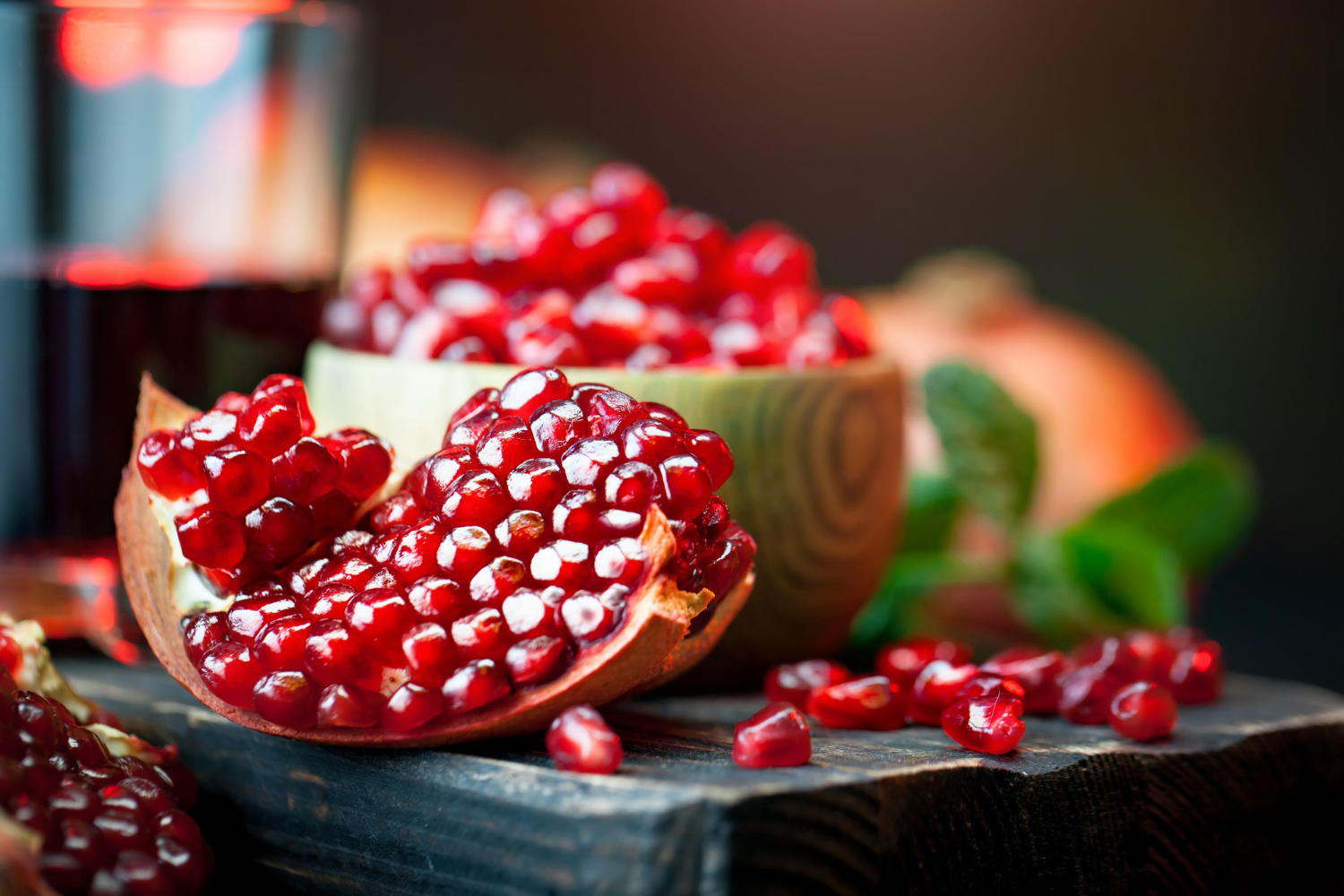 pomegranate seeds health